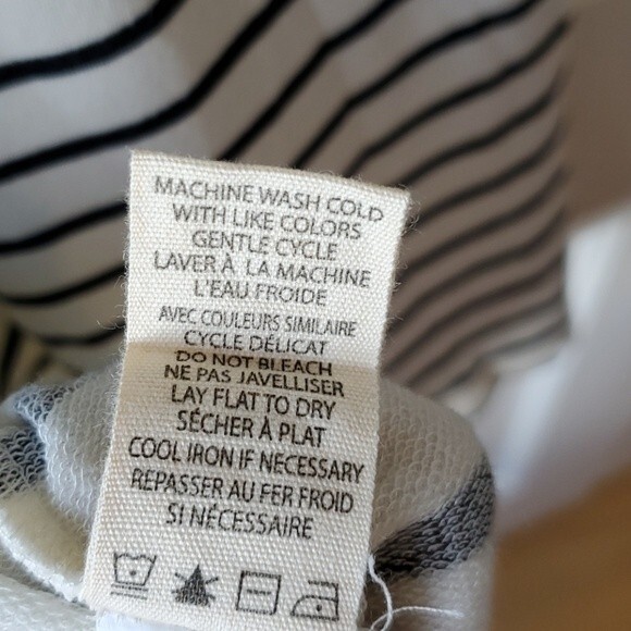 NWT MAX STUDIO WEEKEND SHIFT TUNIC DRESS MEDIUM WHITE STRIPE - Picture 5 of 7